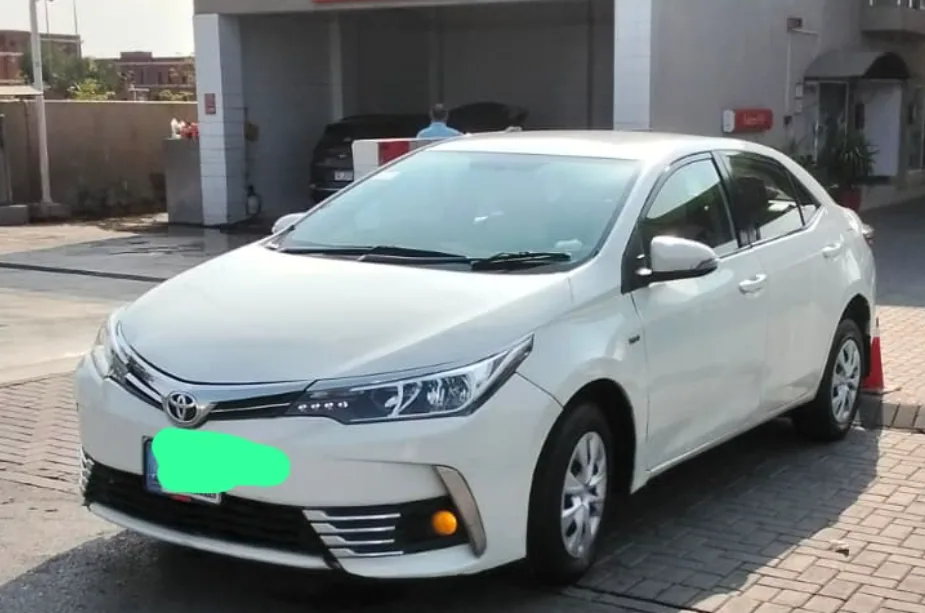 White Toyota Corolla 11th generation available in Islamabad